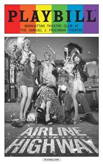 Airline Highway - June 2015 Playbill with Rainbow Pride Logo 